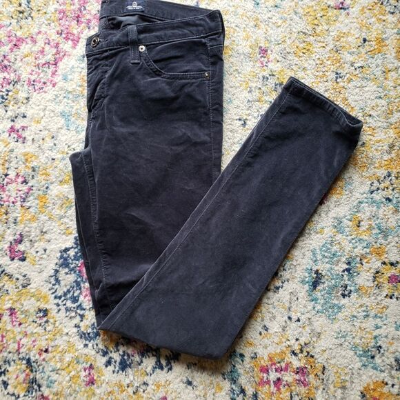 Ag Adriano Goldschmied the Legging Super Skinny Black Jeans Size 28 - Picture 1 of 12